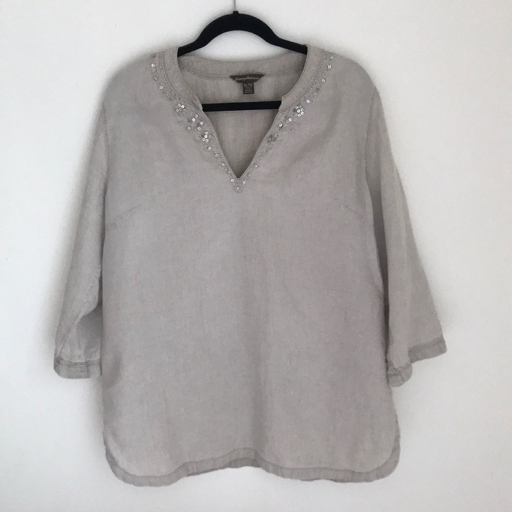 Tommy Bahama linen tunic